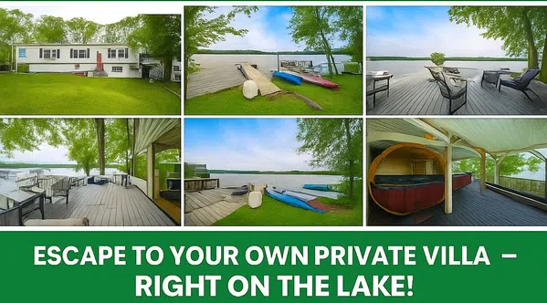 Lake House Breathtaking Villa with 6 BRs